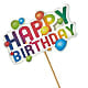 Happy Birthday Pick – Sensation Flowers Boutique Inc, Miami FL