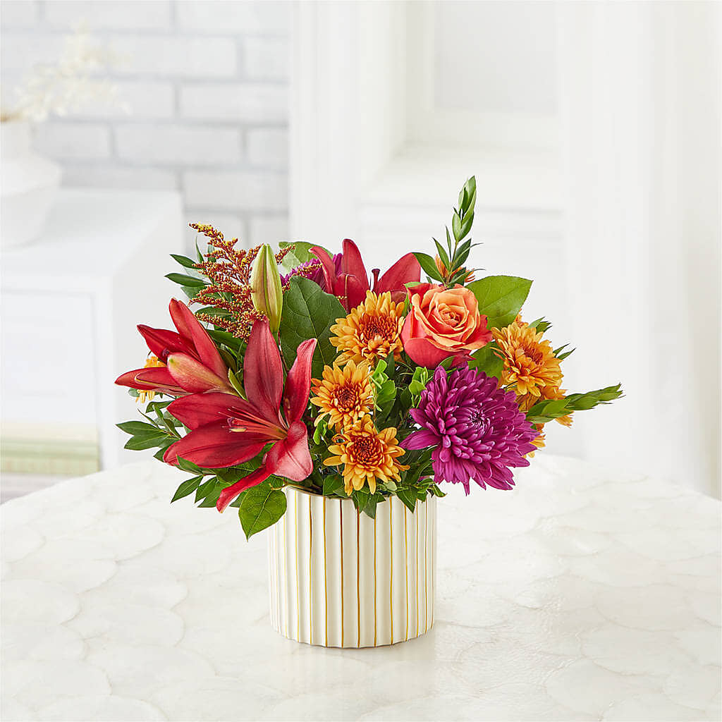 Burgundy Landscape Bouquet – Sensation Flowers Boutique Inc, Miami FL