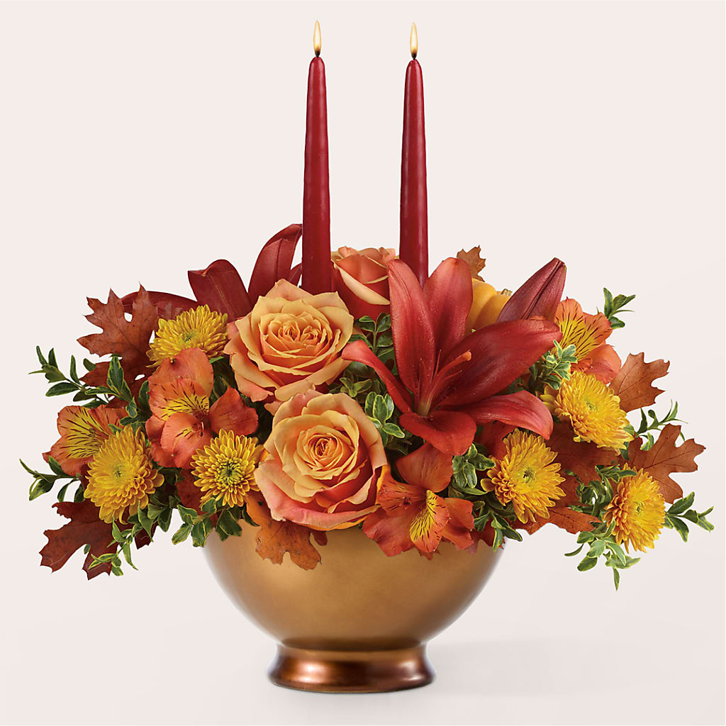 Harvest Table Centerpiece – Sensation Flowers Boutique Inc, Miami FL