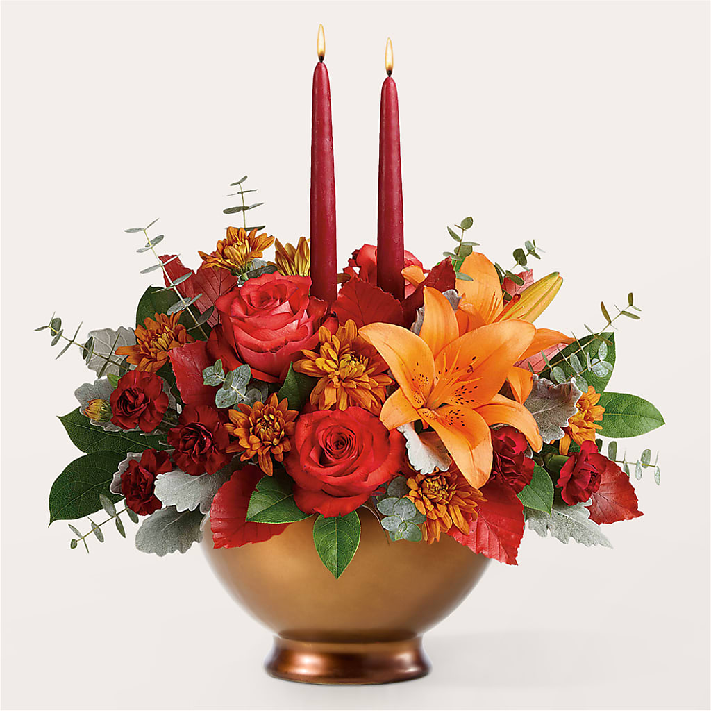 Fruits of Fall Centerpiece – Sensation Flowers Boutique Inc, Miami FL