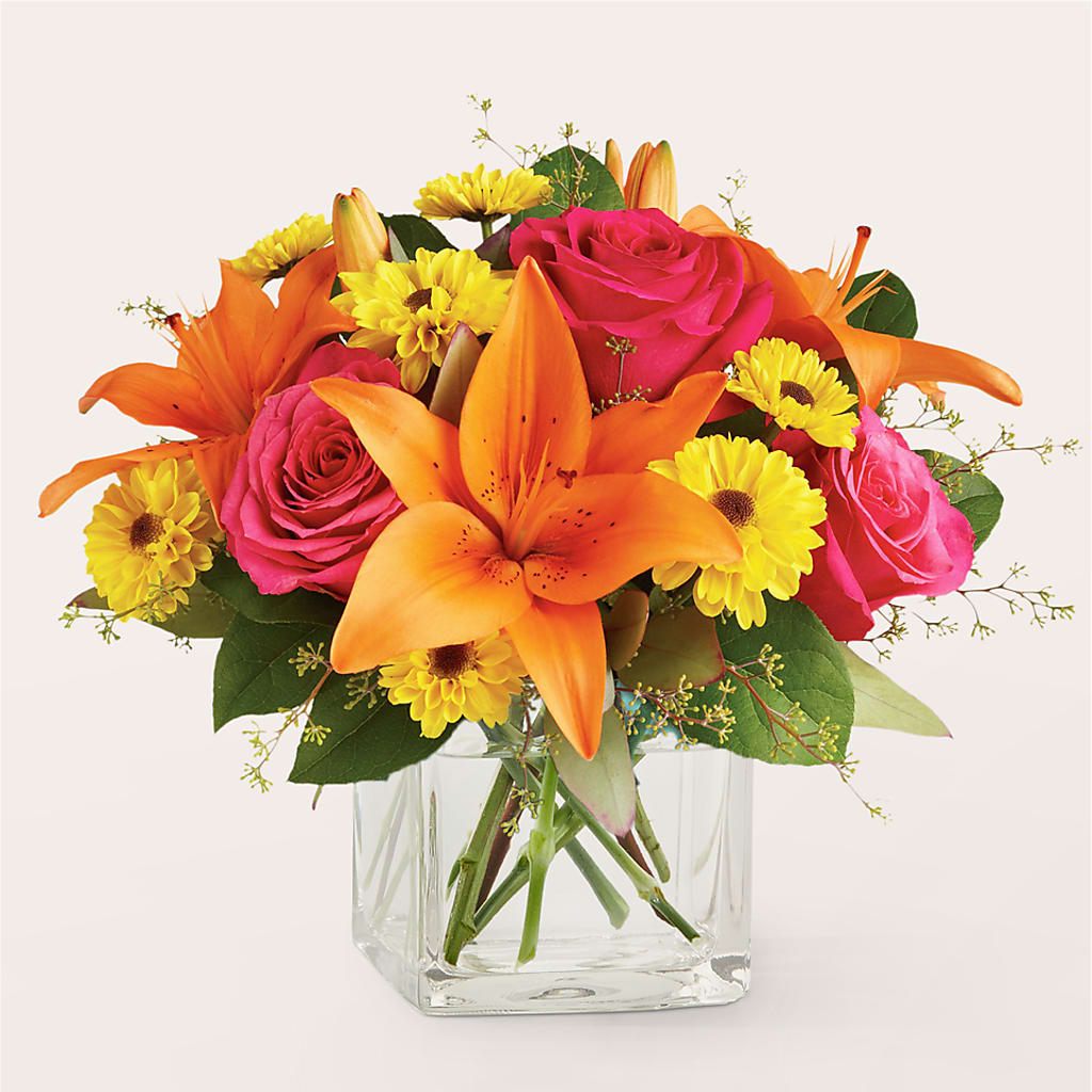 Neon Lights Bouquet – Sensation Flowers Boutique Inc, Miami FL