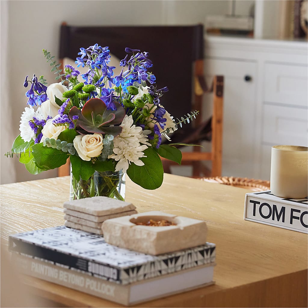Cerulean Waves Bouquet – Sensation Flowers Boutique Inc, Miami FL