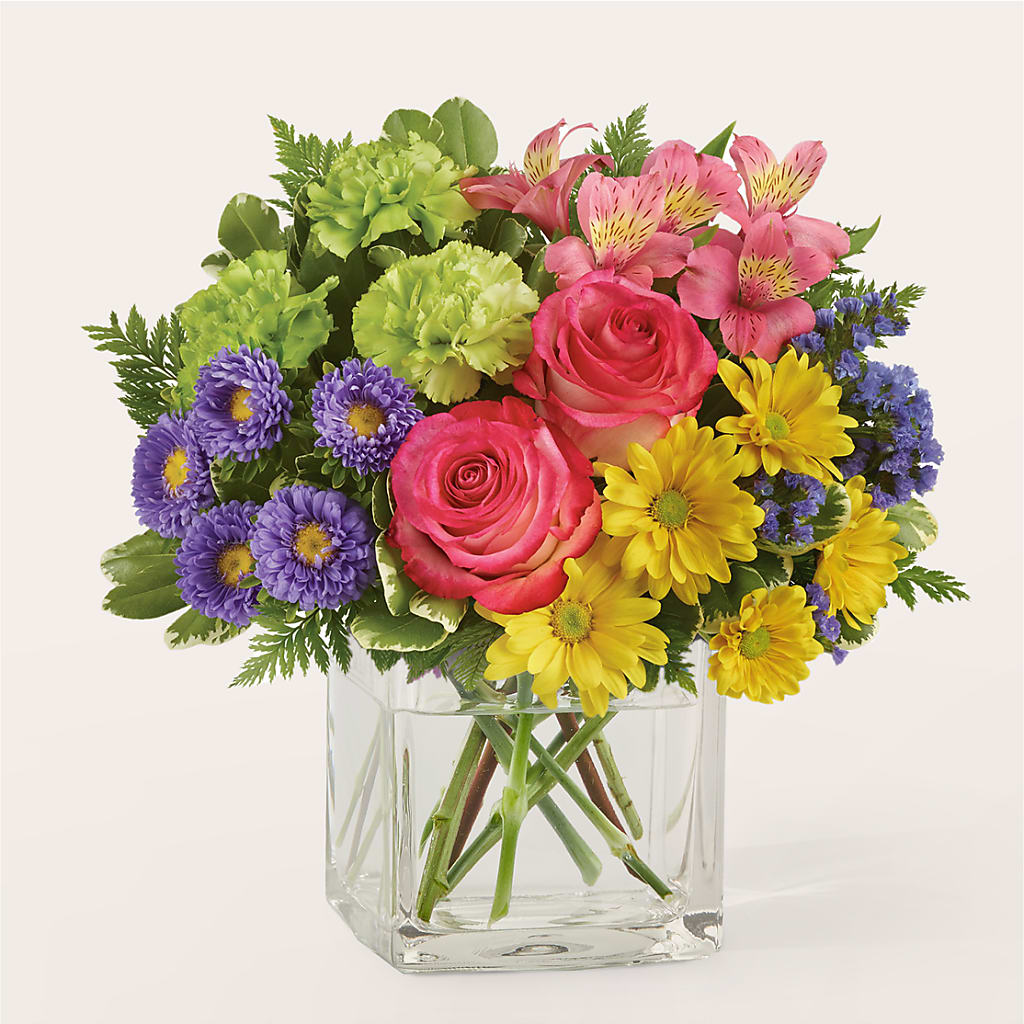 Candy Jar Bouquet – Sensation Flowers Boutique Inc, Miami FL