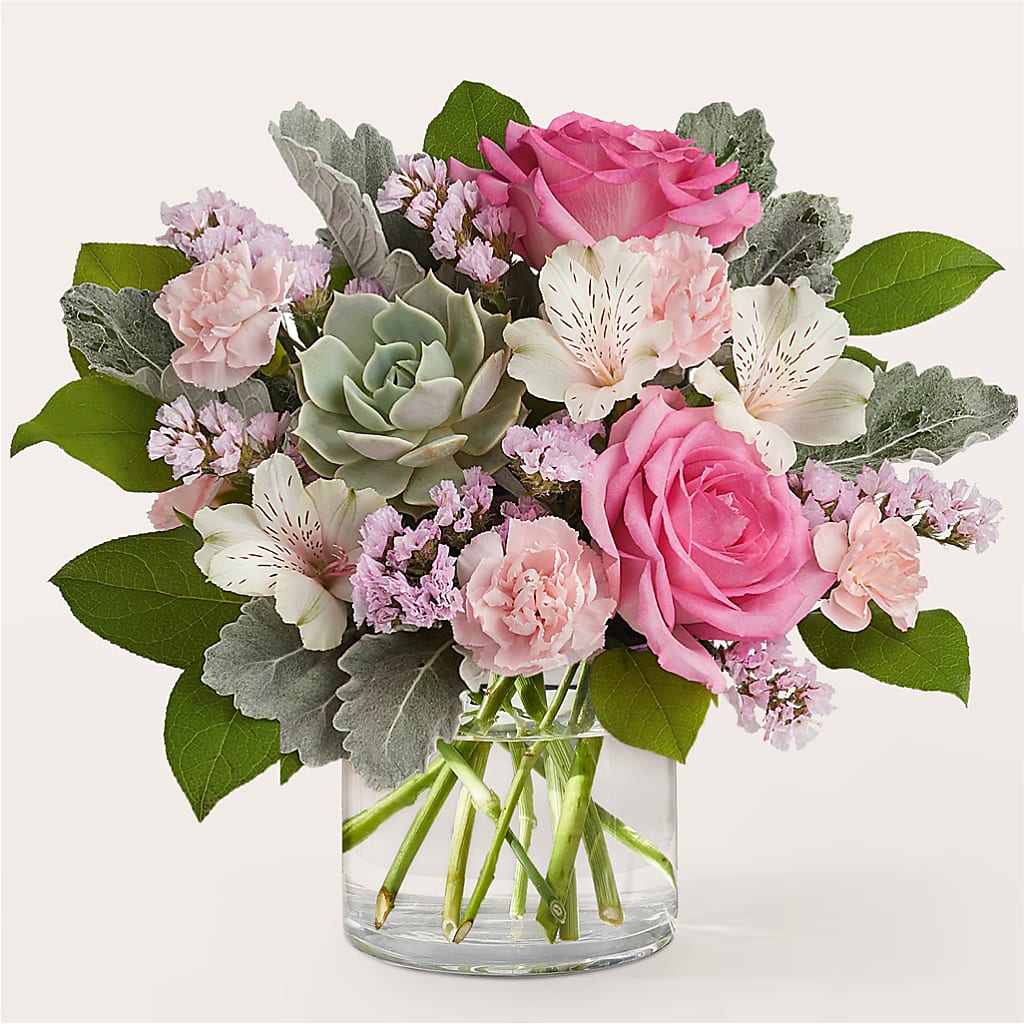 Dusty Rose Bouquet – Sensation Flowers Boutique Inc, Miami FL