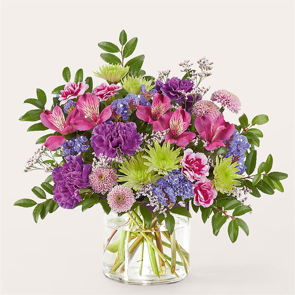 Glass Half Full Bouquet – Sensation Flowers Boutique Inc, Miami FL