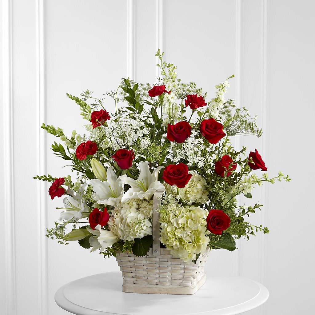 In Loving Memory Arrangement – Sensation Flowers Boutique Inc, Miami FL