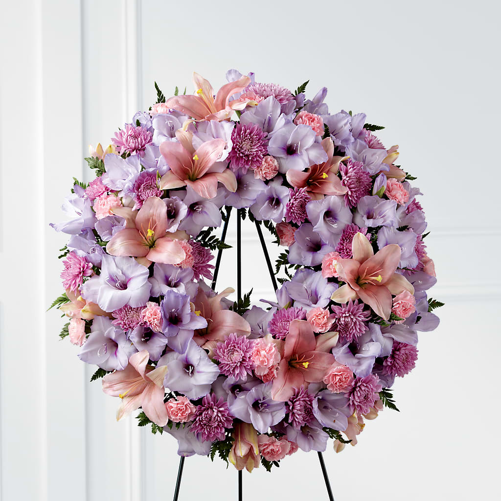 Beloved Friend Wreath – Sensation Flowers Boutique Inc, Miami FL