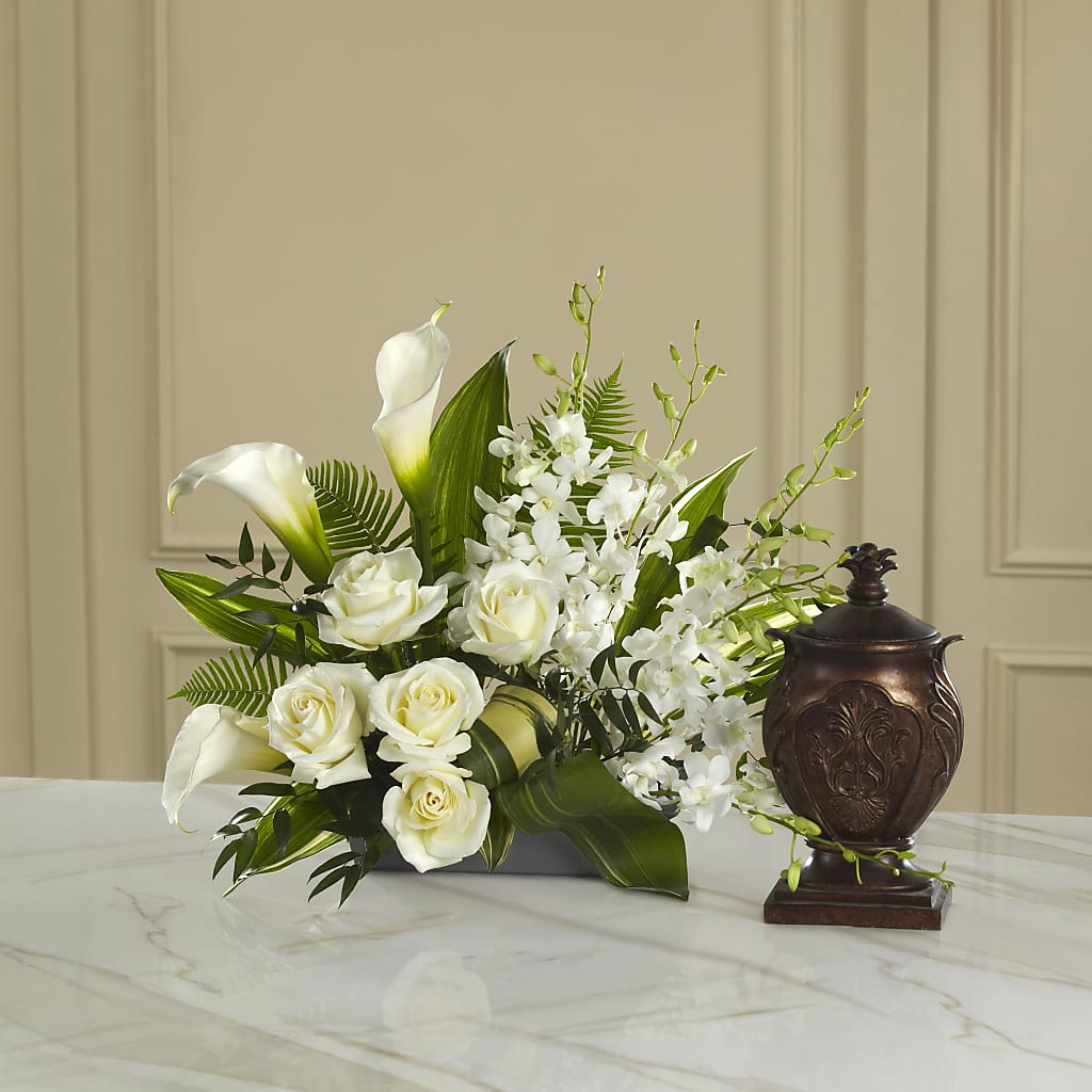 At Peace Arrangement – Sensation Flowers Boutique Inc, Miami FL