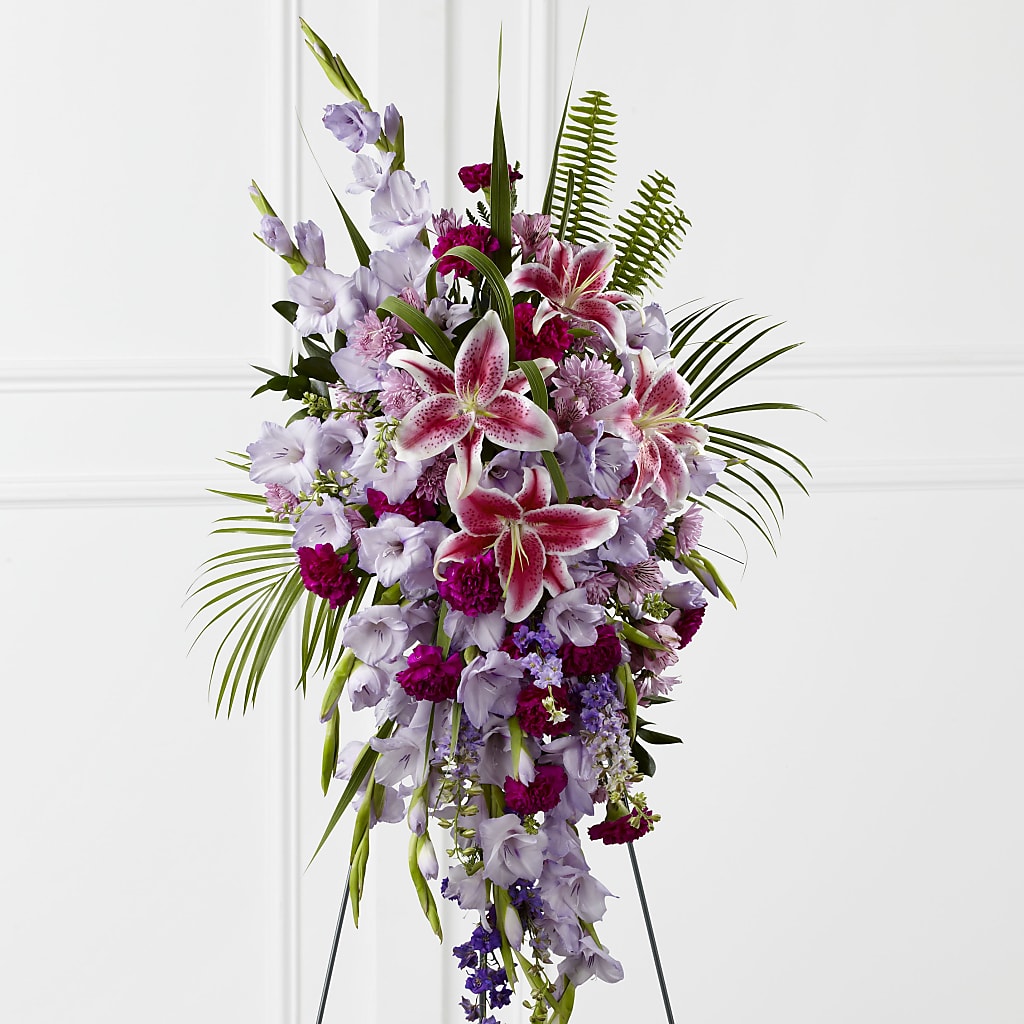 Tender Touch Standing Spray – Sensation Flowers Boutique Inc, Miami FL