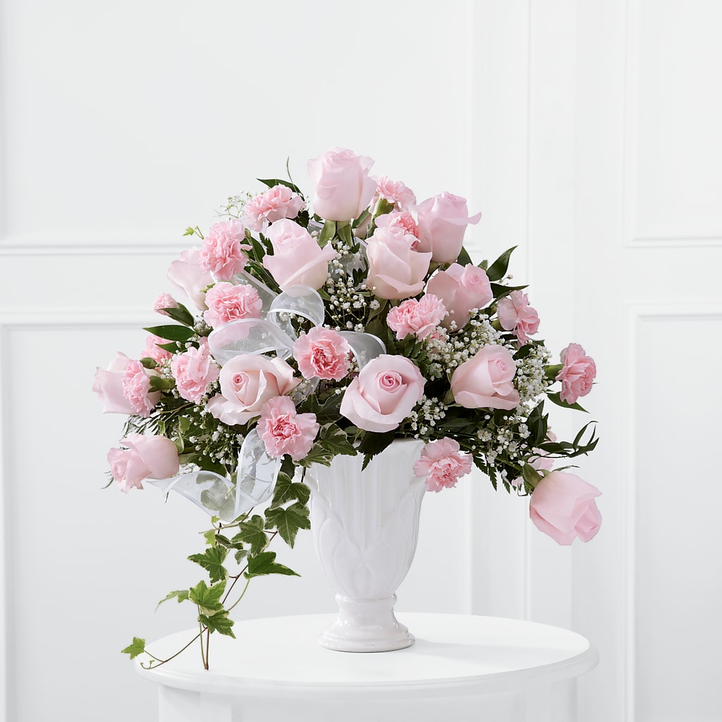 Deepest Sympathy Arrangement – Sensation Flowers Boutique Inc, Miami FL