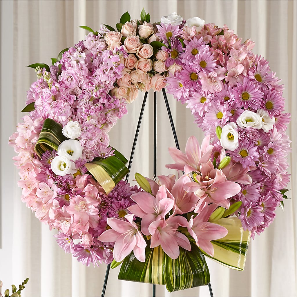 Gift of Warmth Wreath – Sensation Flowers Boutique Inc, Miami FL