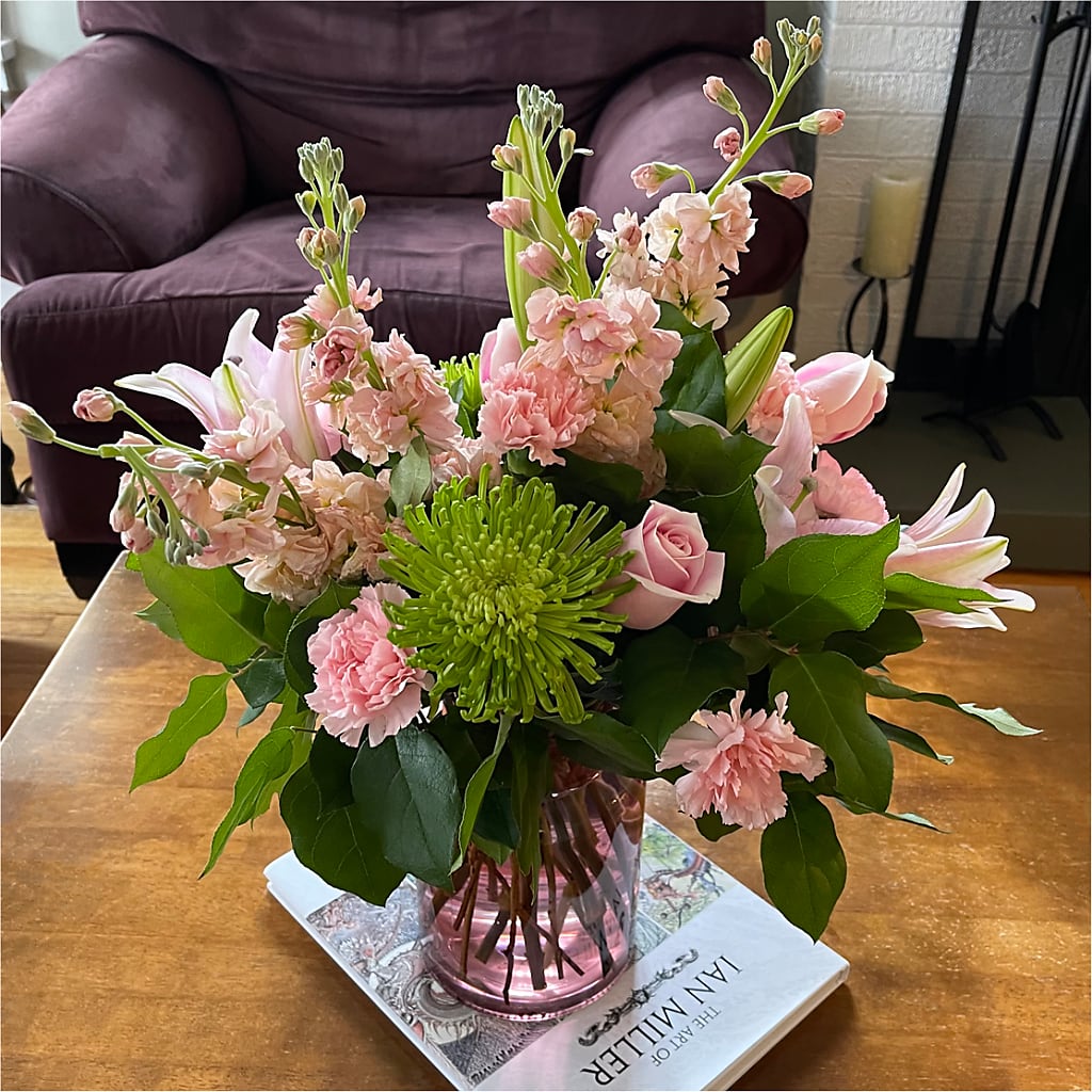 Pretty in Pink Bouquet – Sensation Flowers Boutique Inc, Miami FL