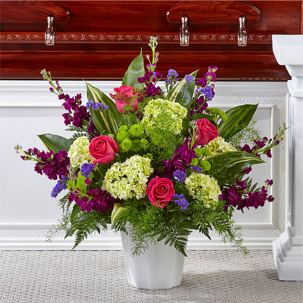 Beautiful Horizons Floor Basket – Sensation Flowers Boutique Inc, Miami FL
