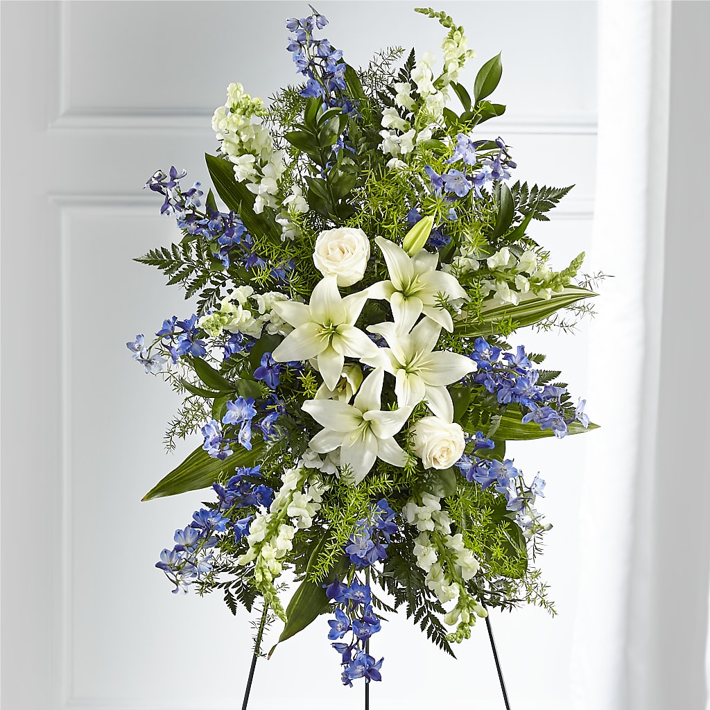Faithful Friend Standing Spray – Sensation Flowers Boutique Inc, Miami FL