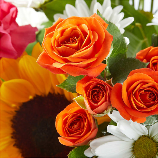 Sun-drenched Blooms Bouquet – Sensation Flowers Boutique Inc, Miami FL