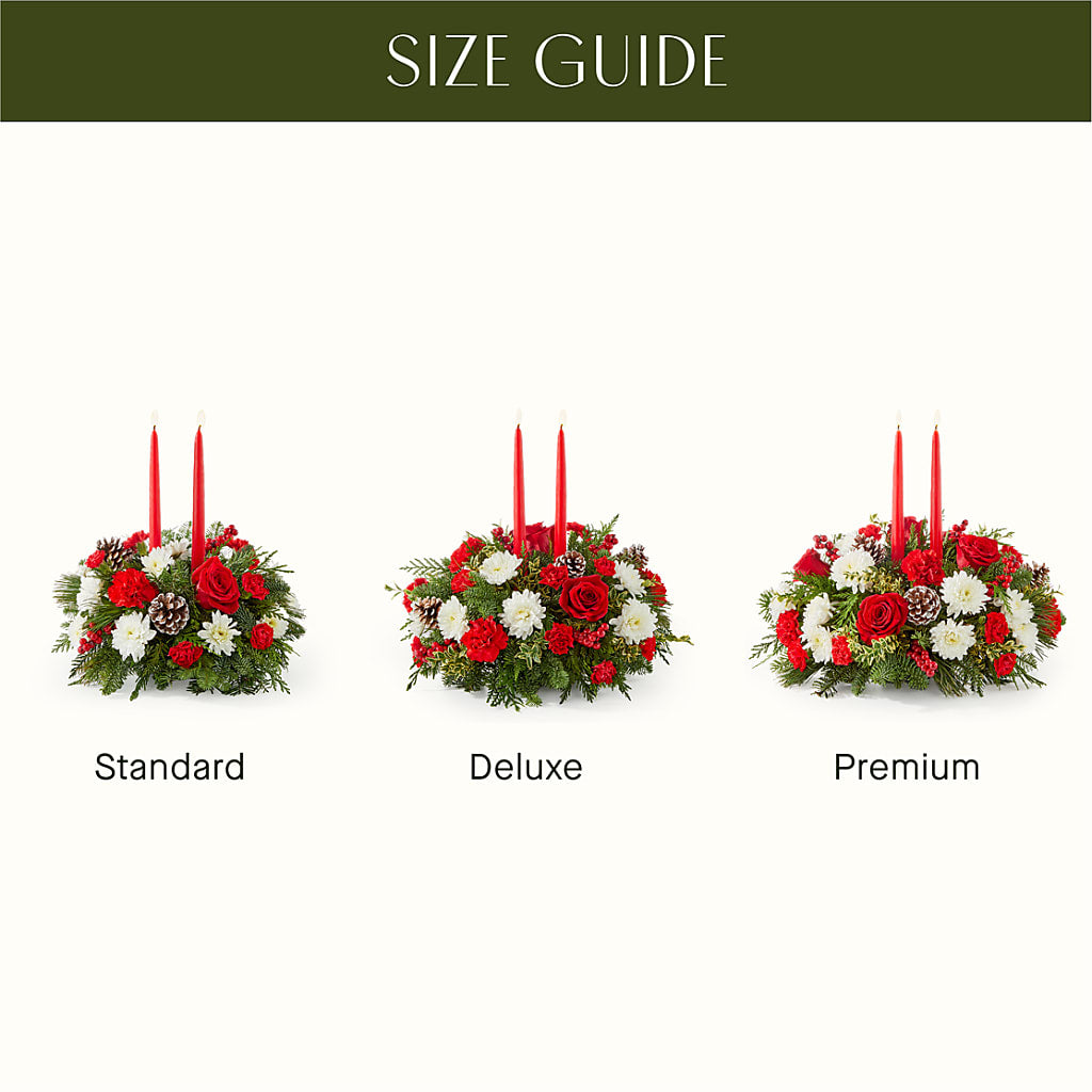 Holiday Soiree Centerpiece – Sensation Flowers Boutique Inc, Miami FL