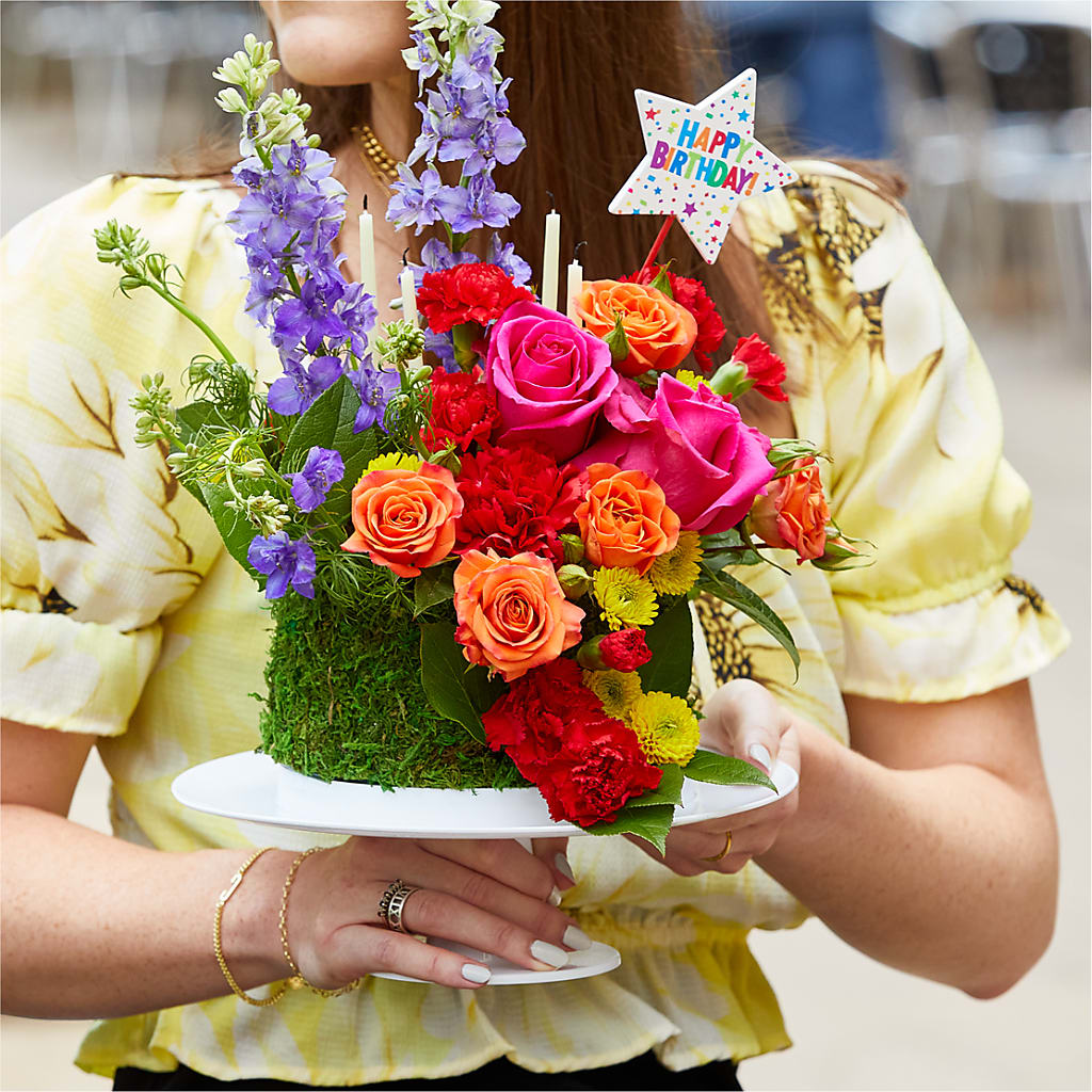 Best Year Yet Floral Cake – Sensation Flowers Boutique Inc, Miami FL