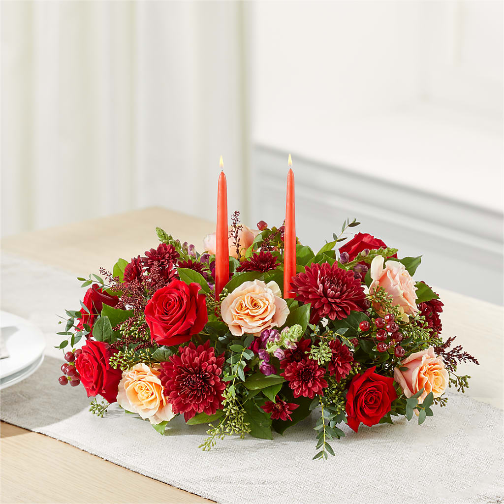 Most Thankful Centerpiece – Sensation Flowers Boutique Inc, Miami FL