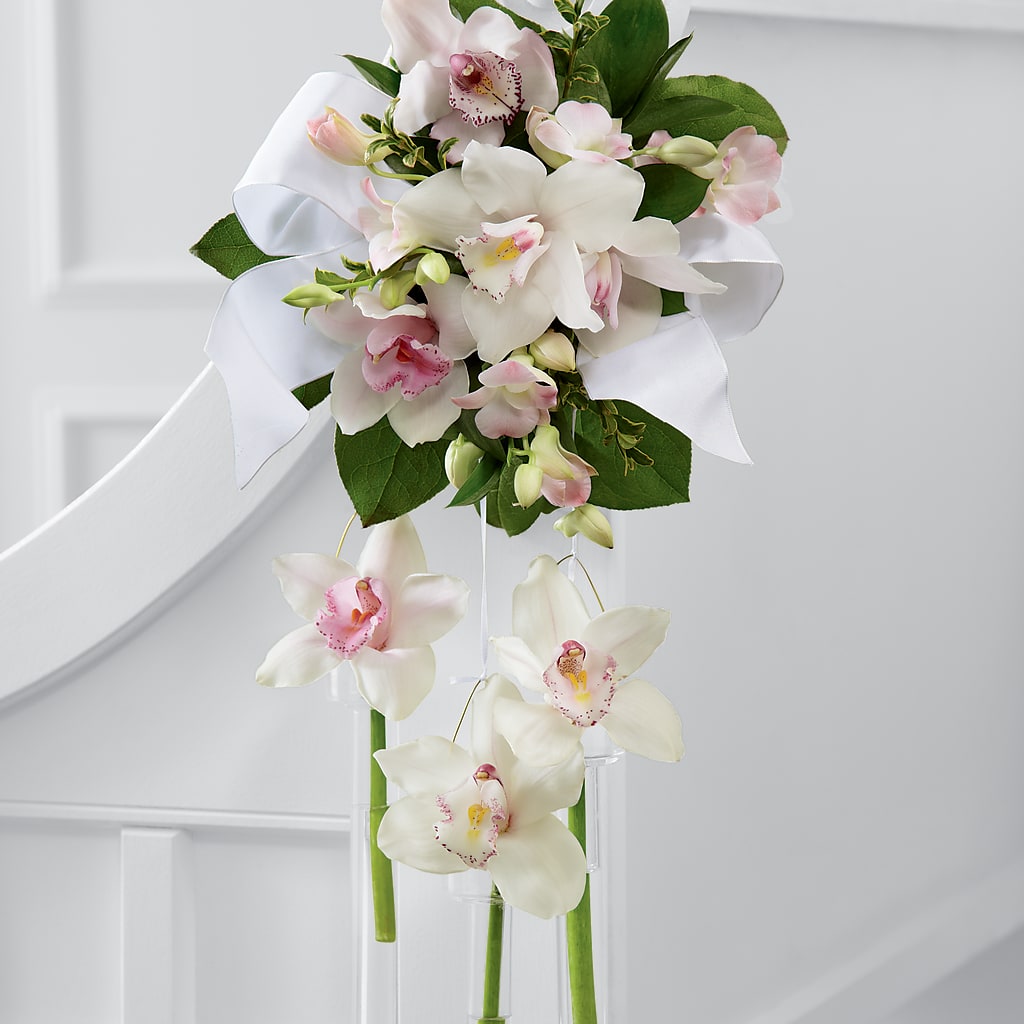 Perfect Entrance Pew Arrangement – Sensation Flowers Boutique Inc, Miami FL