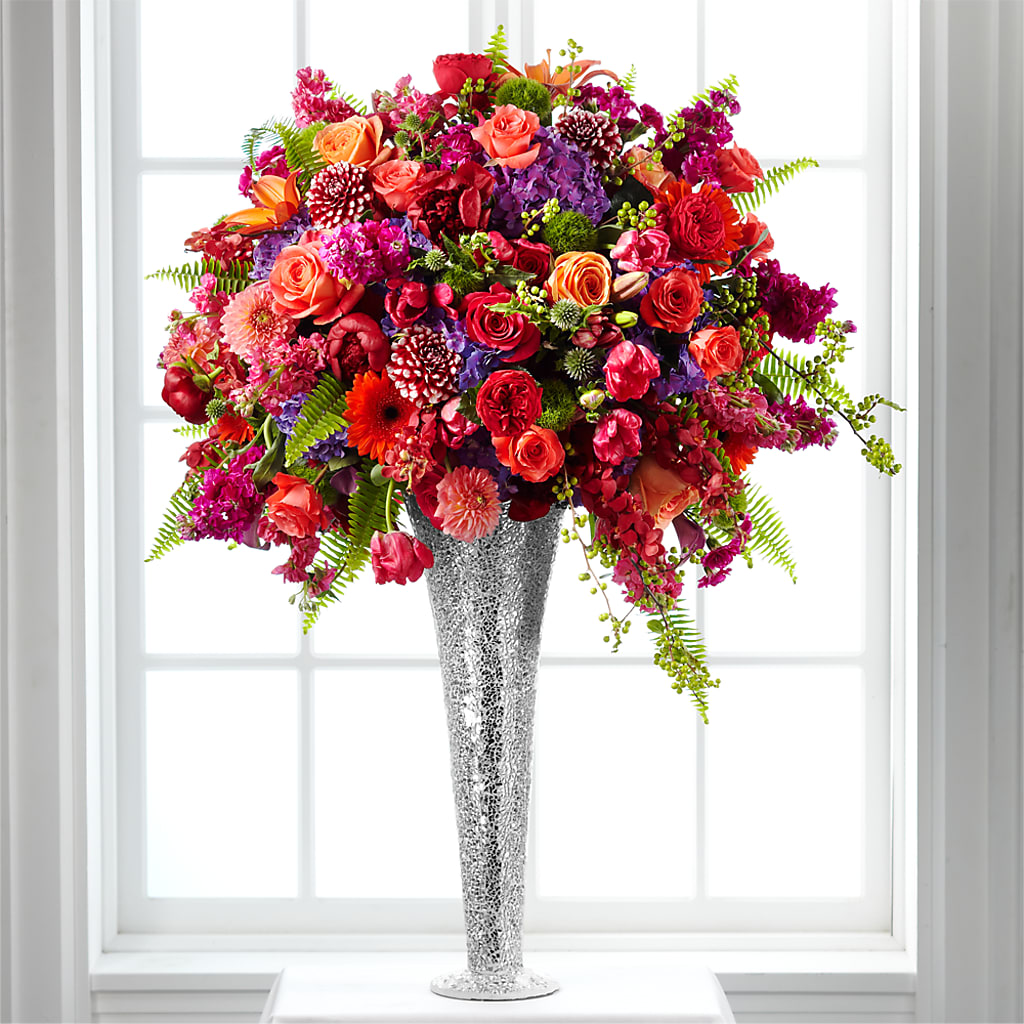 Flower Jeweled Arrangement – Sensation Flowers Boutique Inc, Miami FL