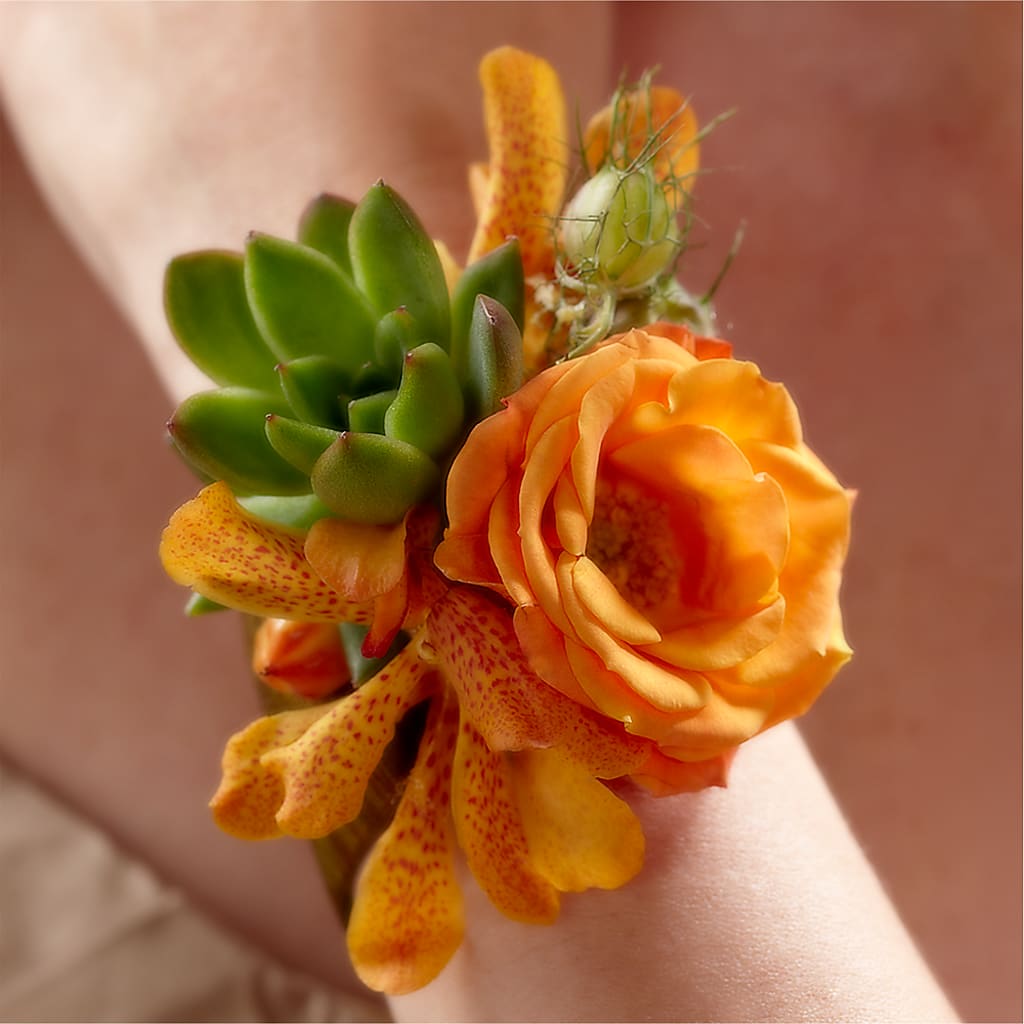 Irresistible Love Wrist Corsage – Sensation Flowers Boutique Inc, Miami FL
