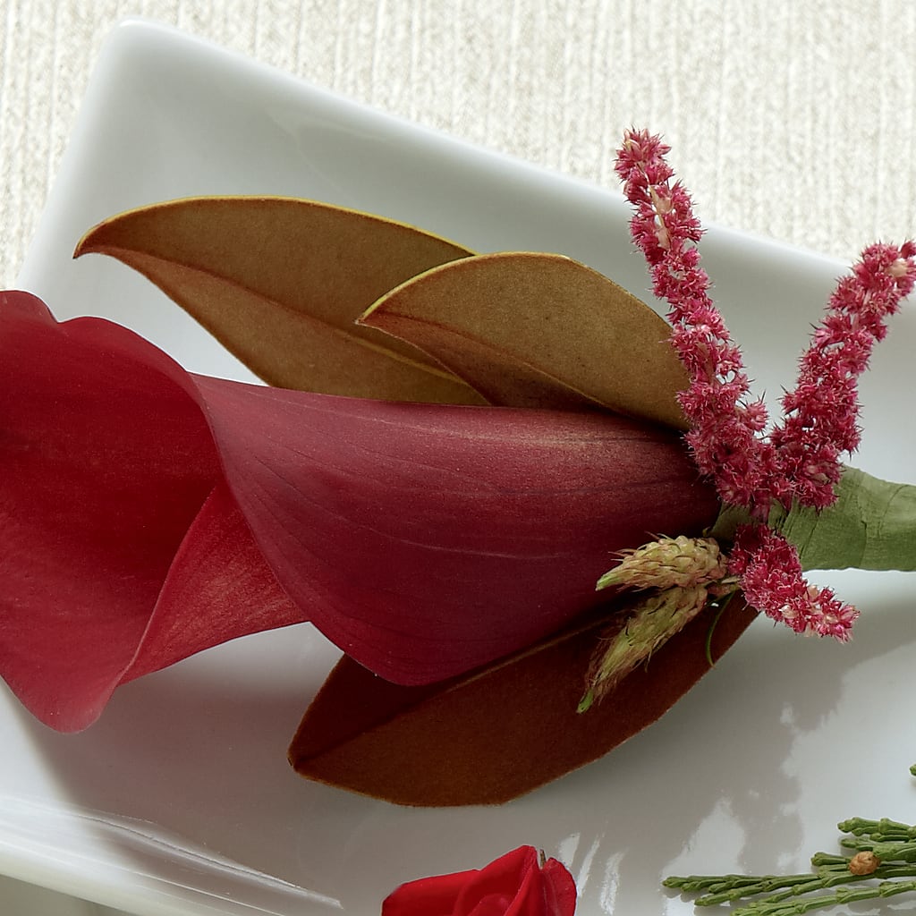 Red Calla Boutonniere – Sensation Flowers Boutique Inc, Miami FL