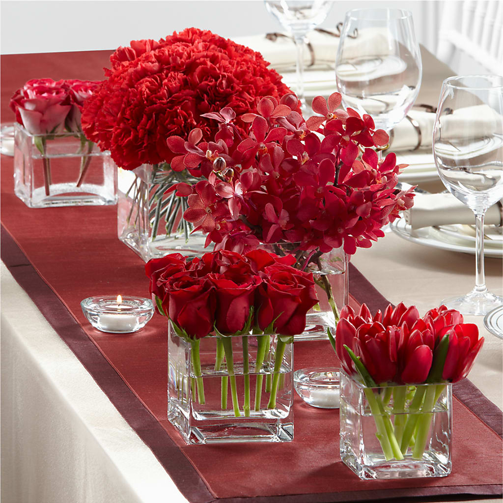 Modern Grace Centerpiece – Sensation Flowers Boutique Inc, Miami FL