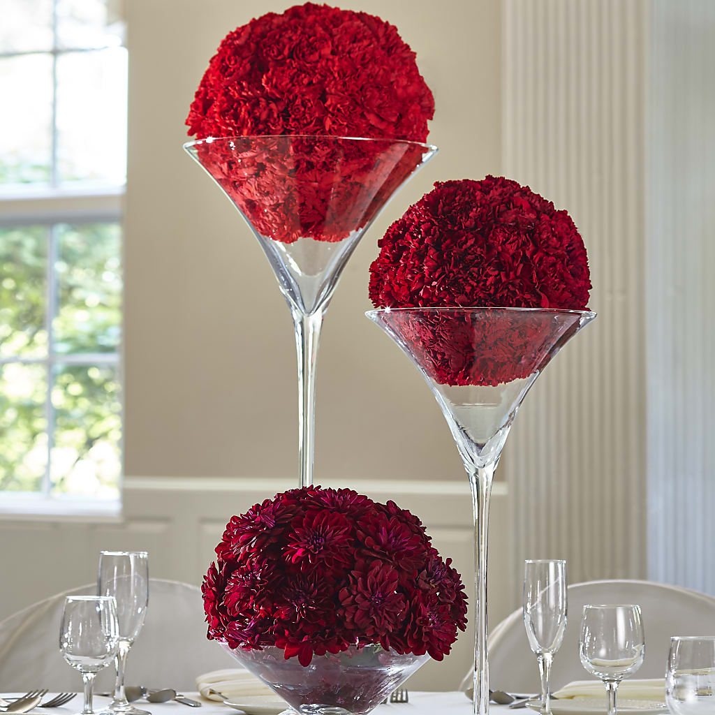 Our Special Vows Centerpiece – Sensation Flowers Boutique Inc, Miami FL