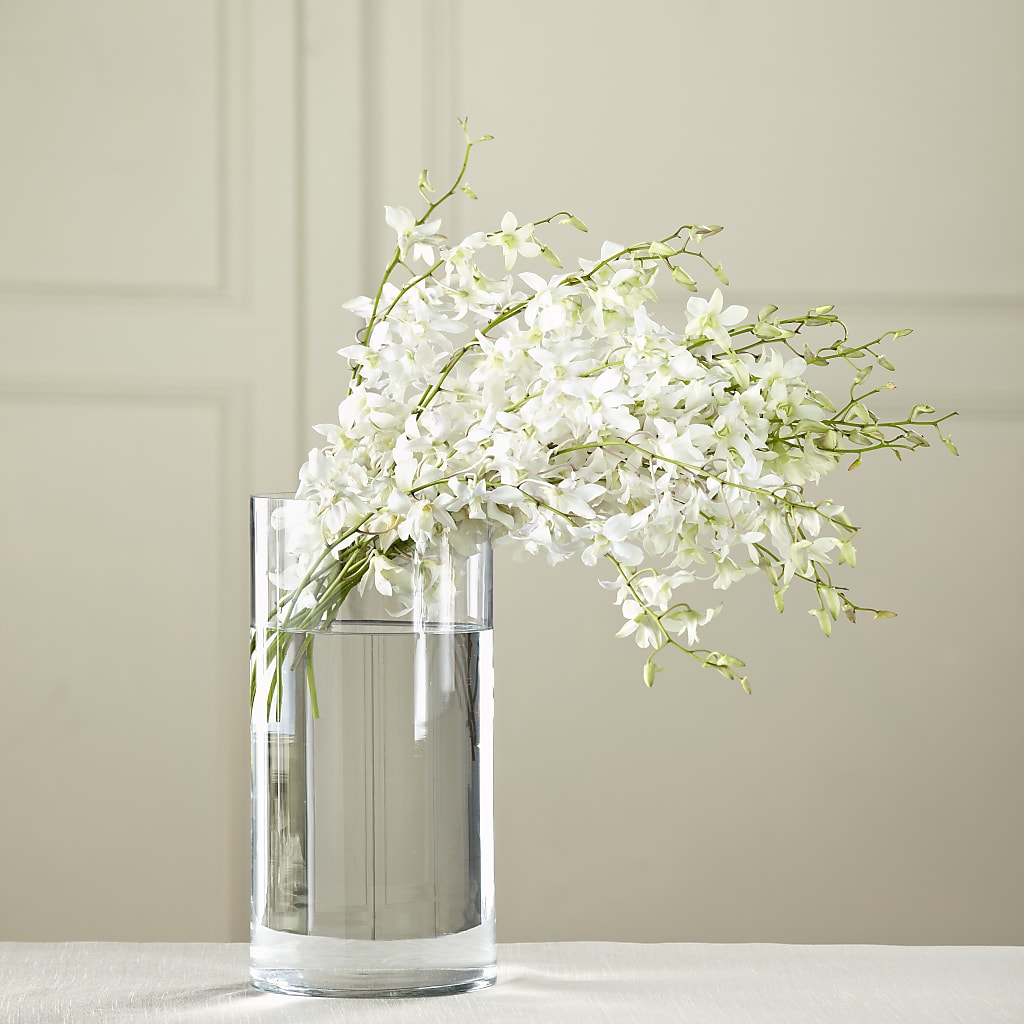 White Dendrobium Bouquet – Sensation Flowers Boutique Inc, Miami FL