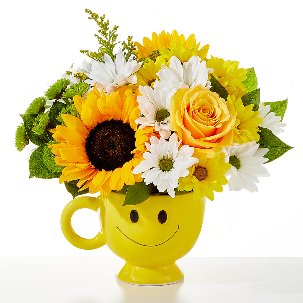 Be Happy Bouquet –  Sensation Flowers Boutique Inc, Miami FL