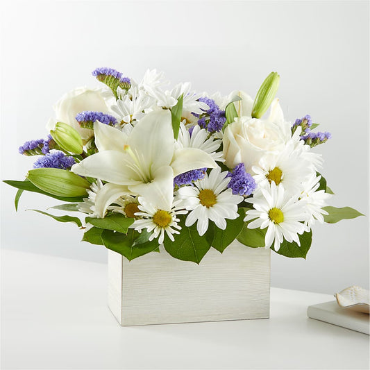Beyond Blue Box Bouquet –  Sensation Flowers Boutique Inc, Miami FL