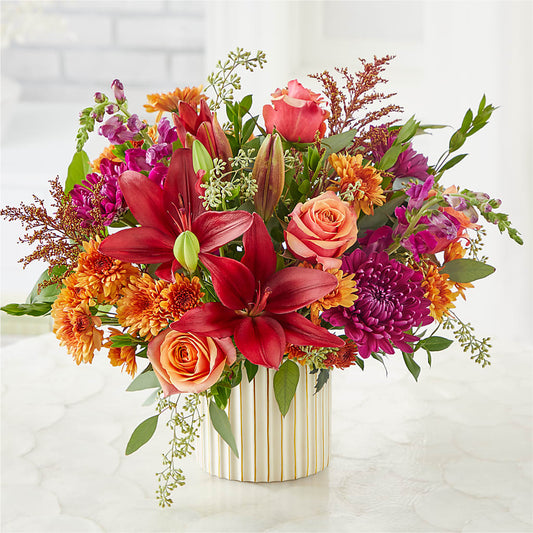 Burgundy Landscape Bouquet –  Sensation Flowers Boutique Inc, Miami FL