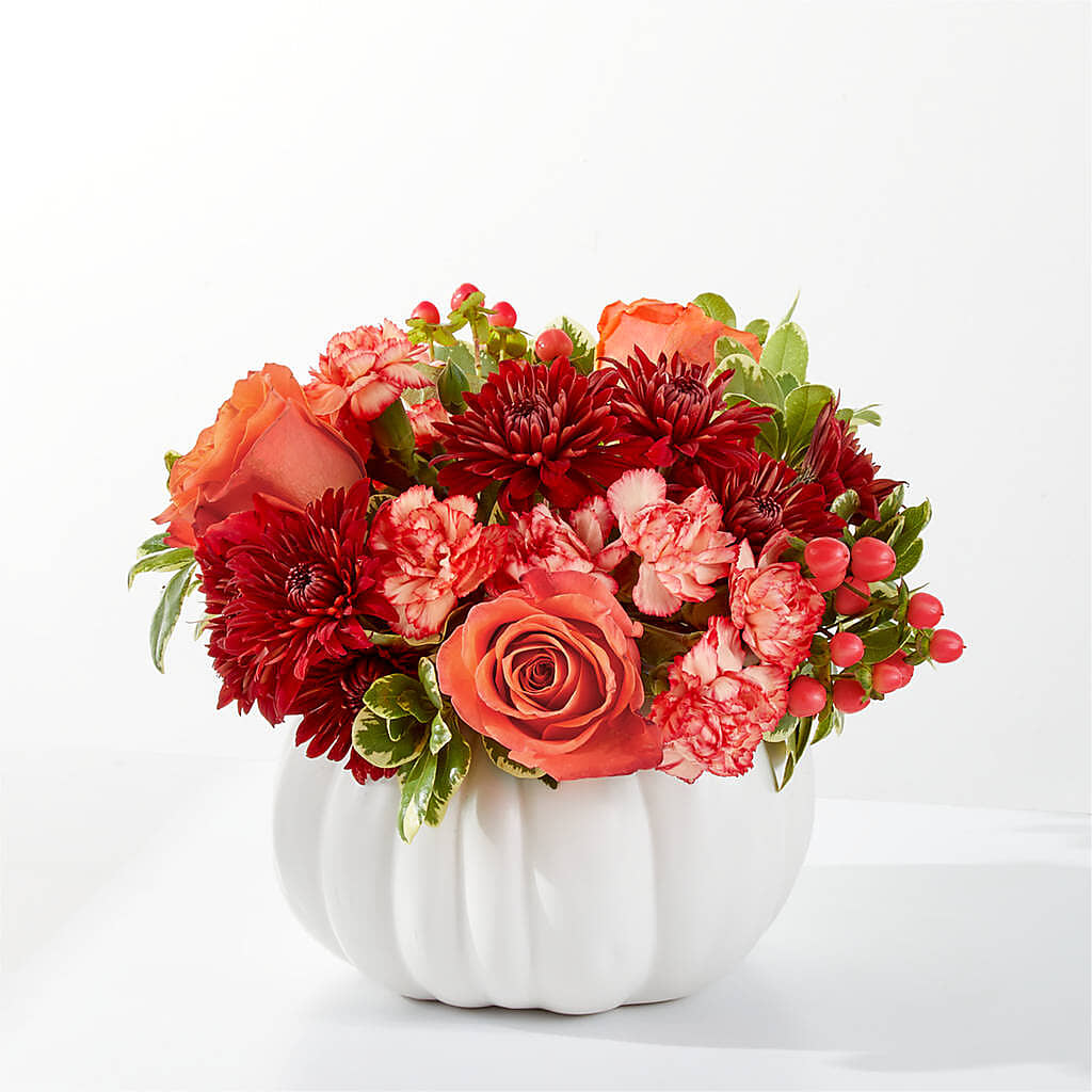 Autumn Air Pumpkin Bouquet –  Sensation Flowers Boutique Inc, Miami FL