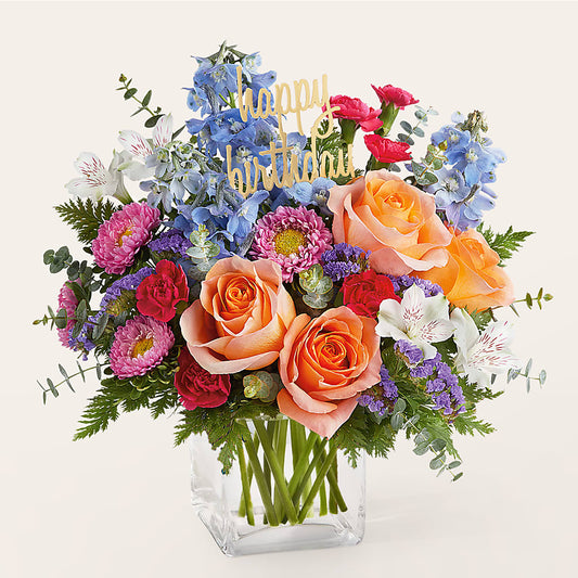 Birthday Bash Bouquet –  Sensation Flowers Boutique Inc, Miami FL