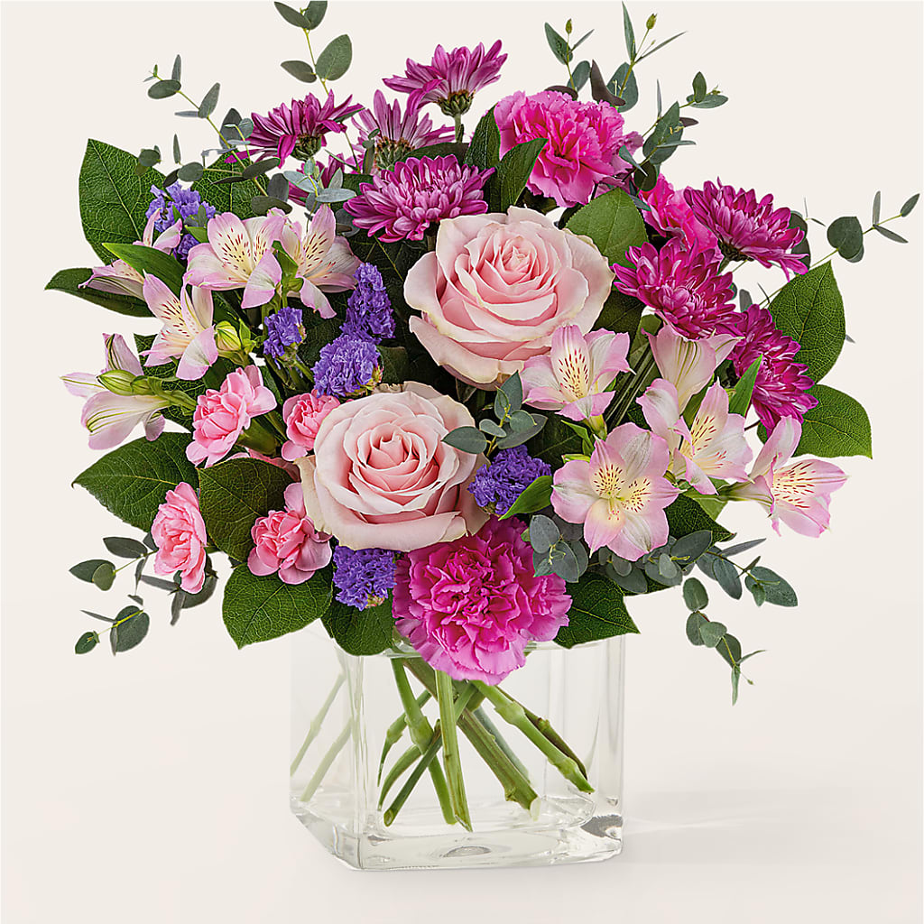 Rosy Radiance Bouquet –  Sensation Flowers Boutique Inc, Miami FL