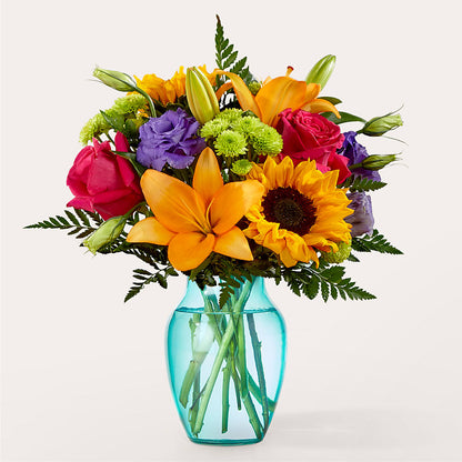 Double Rainbow Bouquet –  Sensation Flowers Boutique Inc, Miami FL