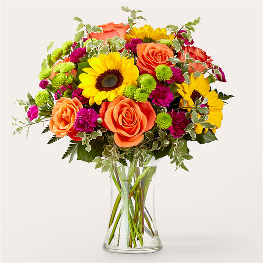 Warmth & Light Bouquet –  Sensation Flowers Boutique Inc, Miami FL