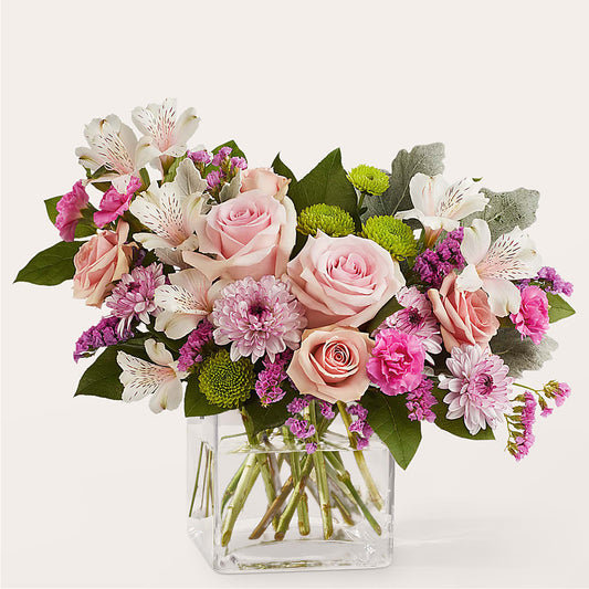 Pink Suede Bouquet –  Sensation Flowers Boutique Inc, Miami FL