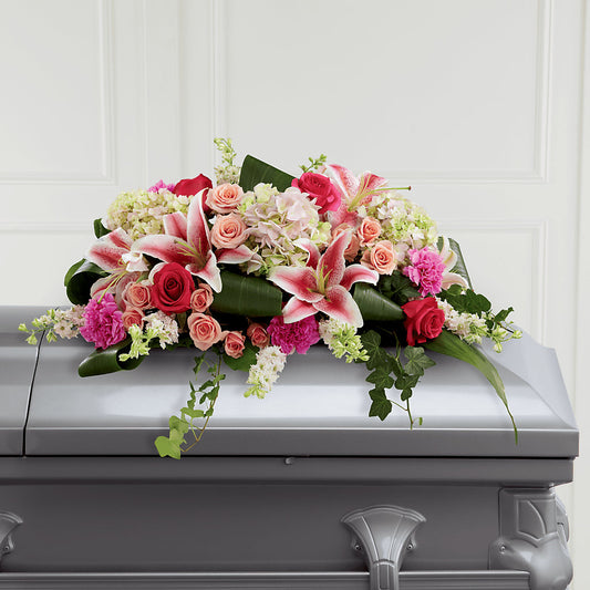 Splendid Grace Casket Spray –  Sensation Flowers Boutique Inc, Miami FL