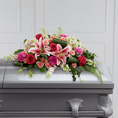 Splendid Grace Casket Spray –  Sensation Flowers Boutique Inc, Miami FL