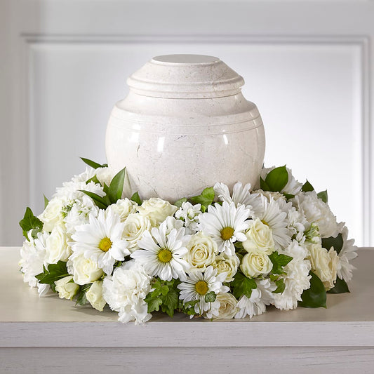 Ivory Gardens Cremation Adornment –  Sensation Flowers Boutique Inc, Miami FL