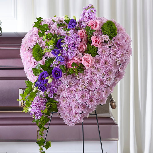 Treasured Love Standing Heart –  Sensation Flowers Boutique Inc, Miami FL