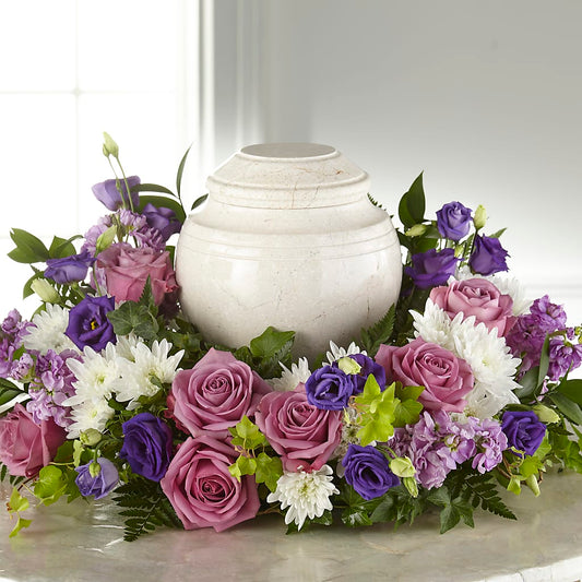 Blooming Sympathy Cremation Adornment –  Sensation Flowers Boutique Inc, Miami FL