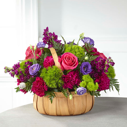 Serene Sanctuary Basket –  Sensation Flowers Boutique Inc, Miami FL