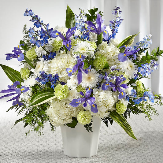 Soft Serenity Floor Basket –  Sensation Flowers Boutique Inc, Miami FL