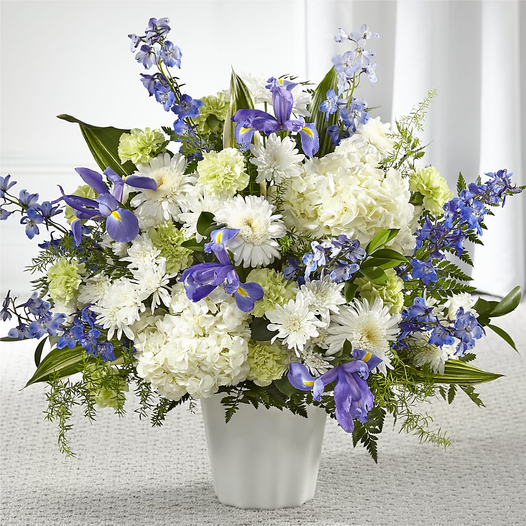 Soft Serenity Floor Basket –  Sensation Flowers Boutique Inc, Miami FL