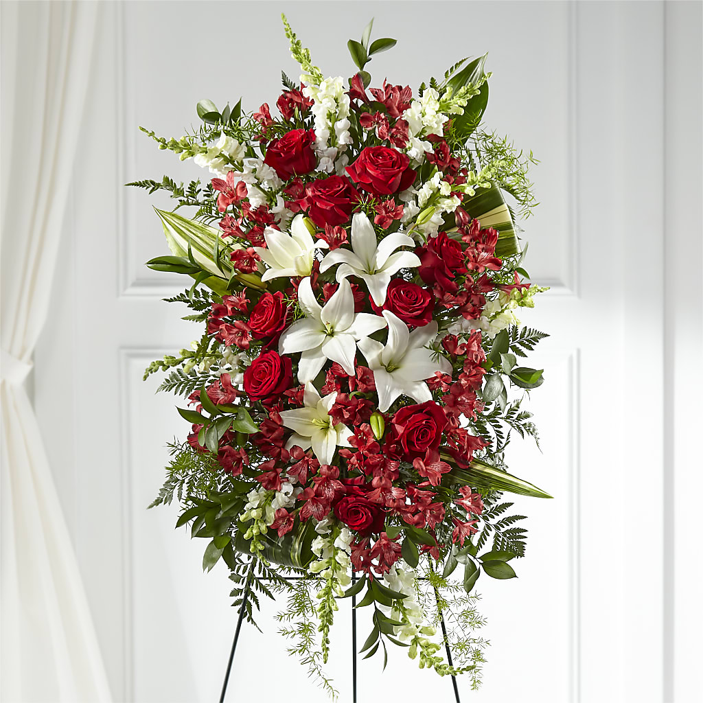 Everlasting Memory Standing Spray –  Sensation Flowers Boutique Inc, Miami FL