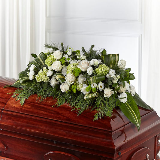 Hopeful Gesture Casket Spray –  Sensation Flowers Boutique Inc, Miami FL