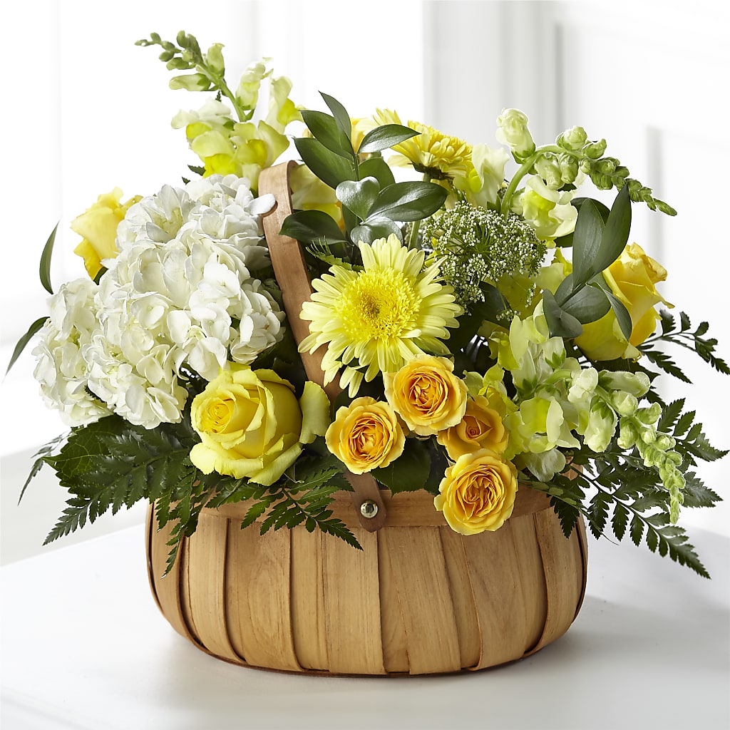 Rustic Remembrance Basket –  Sensation Flowers Boutique Inc, Miami FL