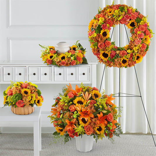Heart of Gold Bundles –  Sensation Flowers Boutique Inc, Miami FL